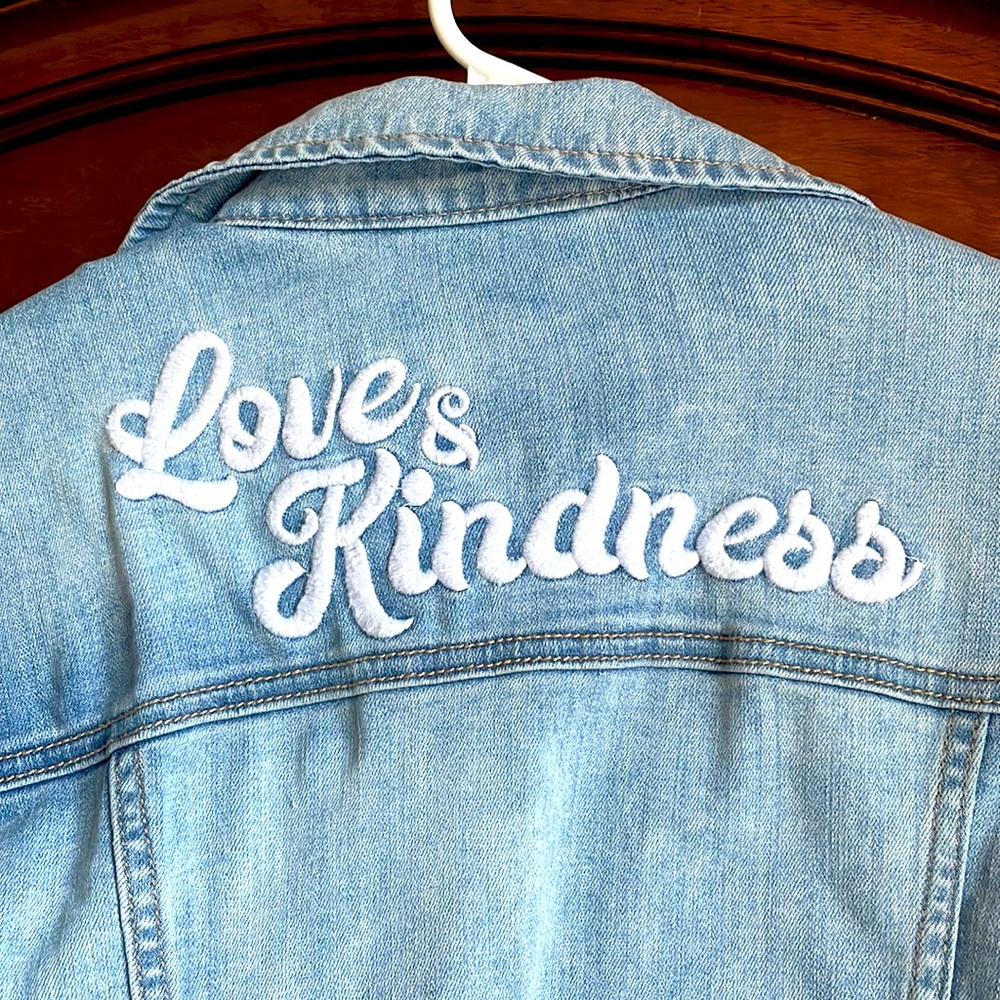 Distressed jean jacket by LC Lauren Conrad